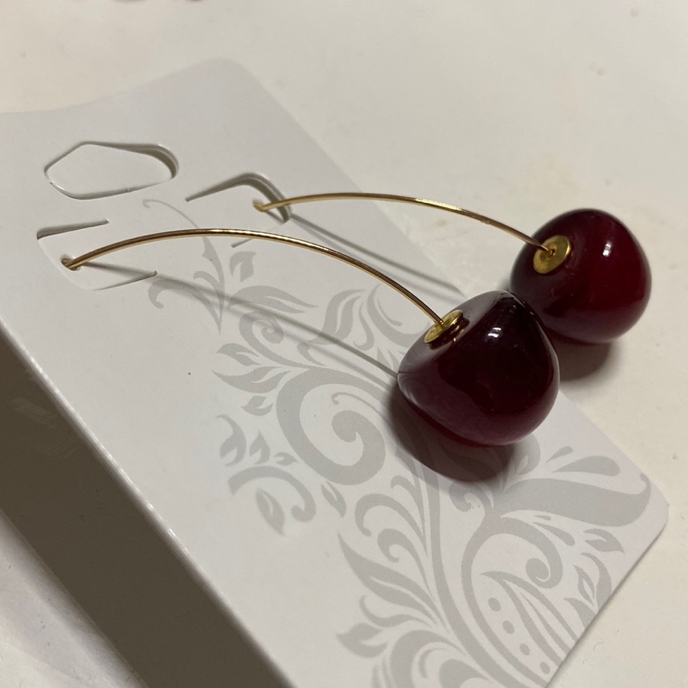 Cherry earrings